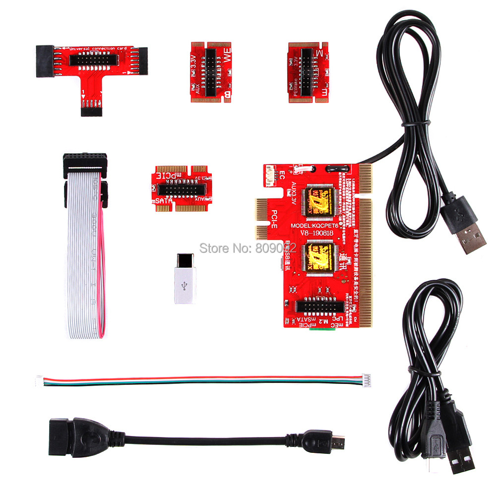PCI/PCIE/MiniPCIE/LPC/EC Motherboard Diagnostic Computer Analyzer LCD Tester Card For PC Notebook  l