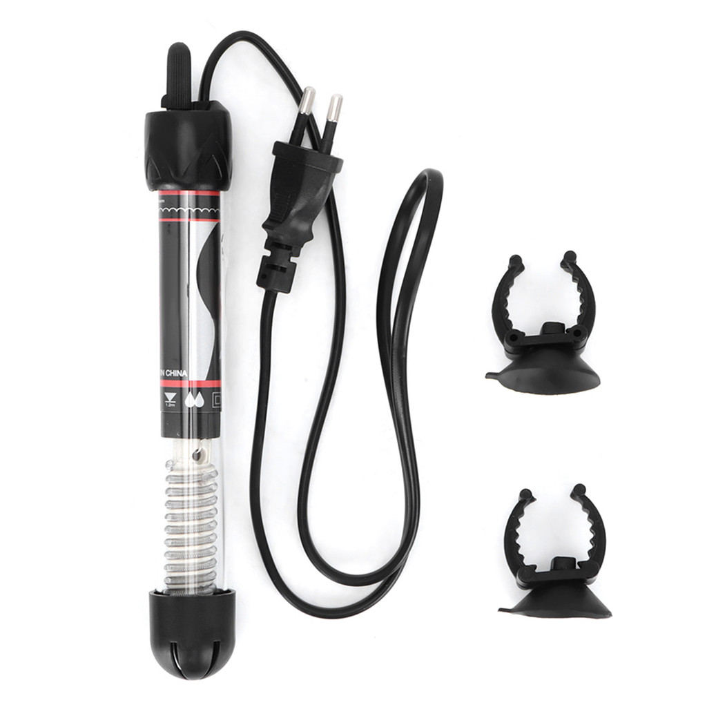 Small  Heater Aquarium Heater Mini 220-240V HX-906 with 2 Suction Cups 25W/50W/100W/200W/300W for Sa