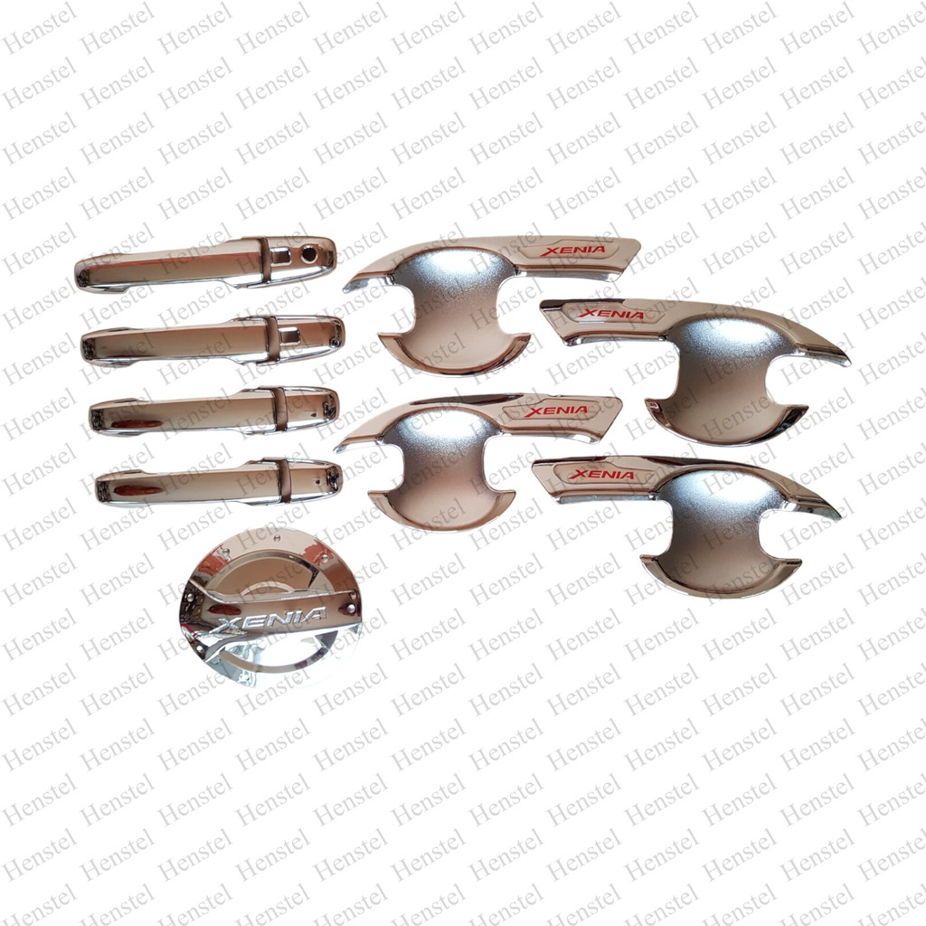 Paket Xenia 2022 up handle / outer / tank cover - Chrome - Henstel Variasi Mobil