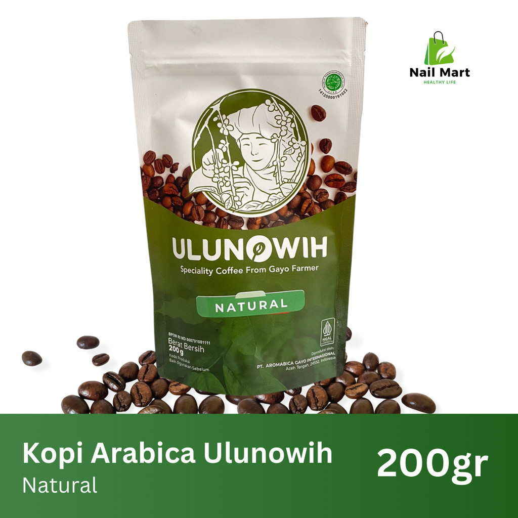 

Kopi Arabika Gayo Natural Ulunowih - Ground Bubuk - 200 gr