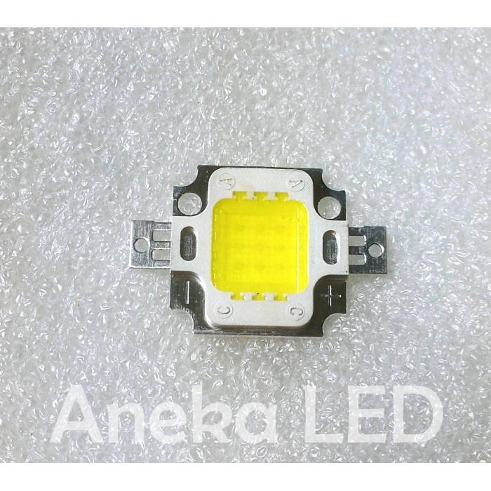(10 pcs) High Power LED (HPL) 10 W 10W + Pendingin Putih/Warm White