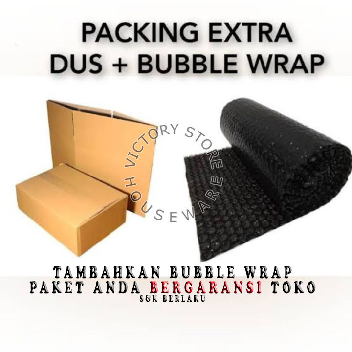 

Extra Bubble Wrap Tambahan Bubble Packing Barang Lebih Aman / More Safety