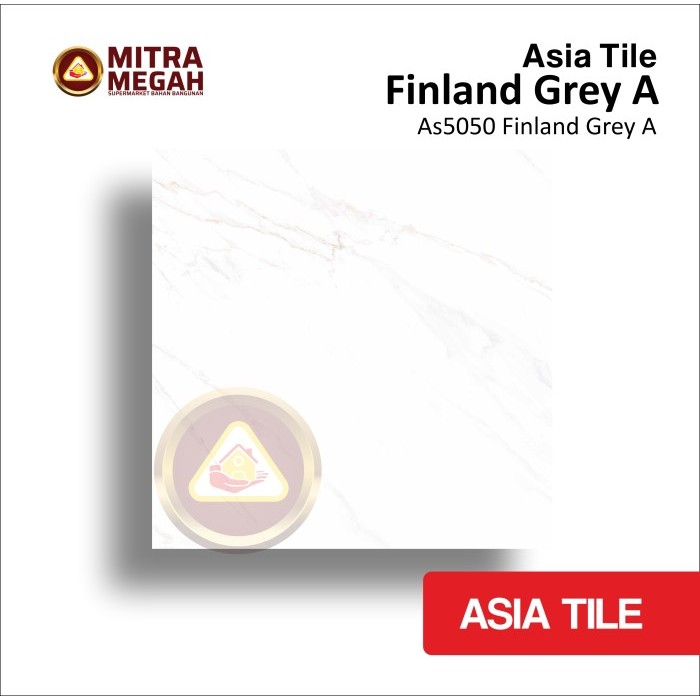 KERAMIK ASIA TILE 50X50 FINLAND GREY A