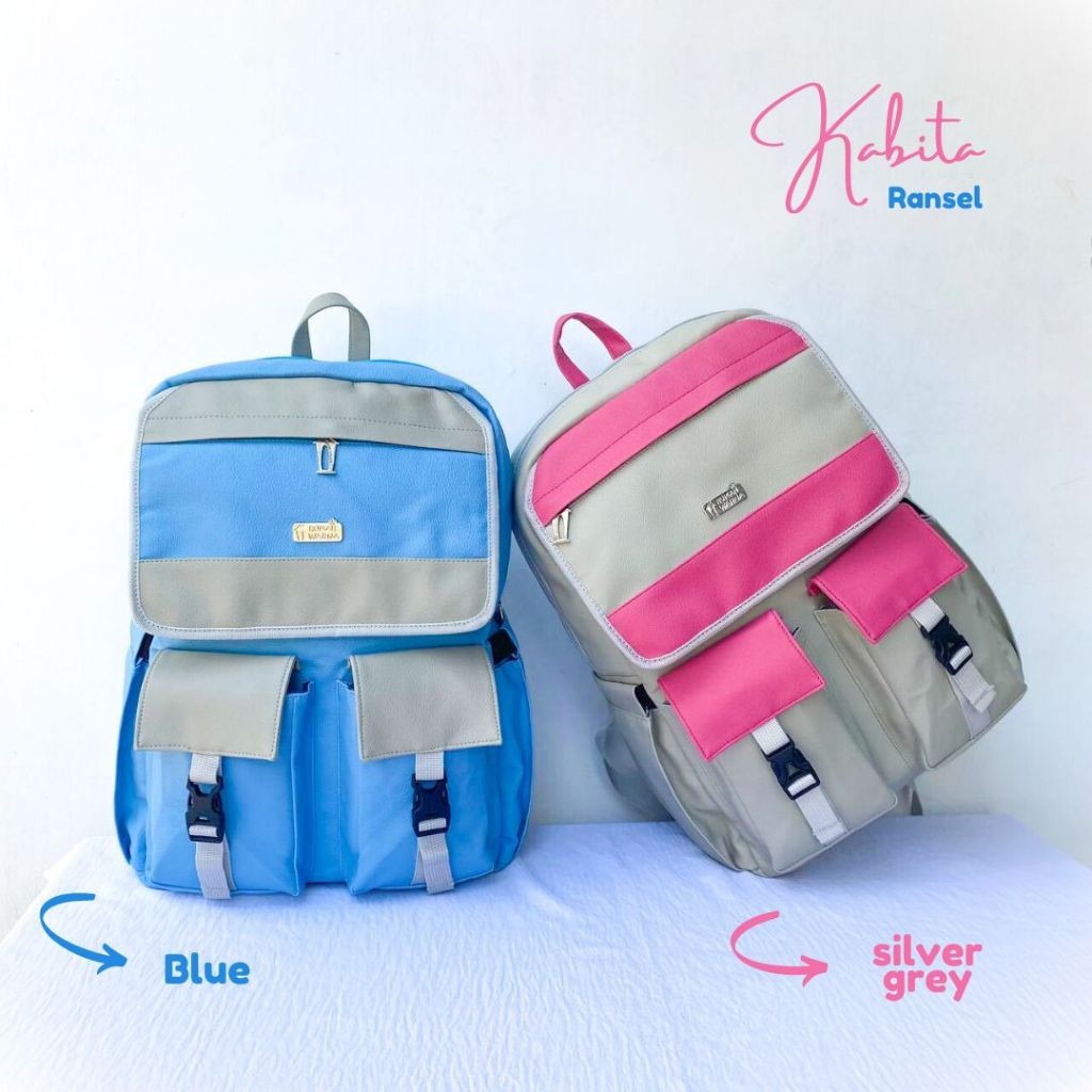 RUMAH WARNA Tas Ransel Wanita Tas Sekolah Wanita Tas Kerja Wanita Tas Kuliah Wanita Kabita Bahan Kua
