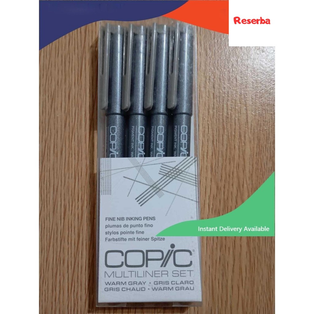 

Drawing Pen Copic Multiliner Warm Gray 4pcs Set (Clearance Slale)