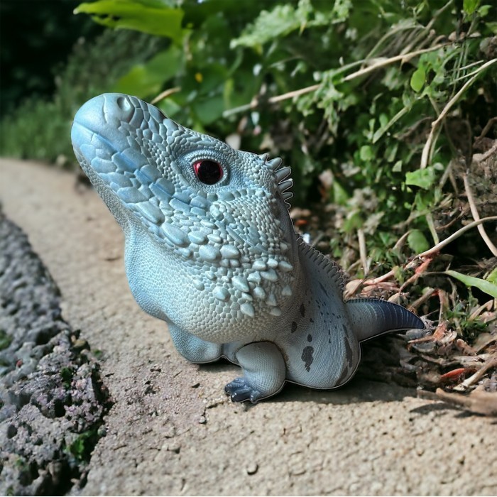 Figure Animal Blue Iguana - Cyclura Lewisi Resin Animal Heavenly Body