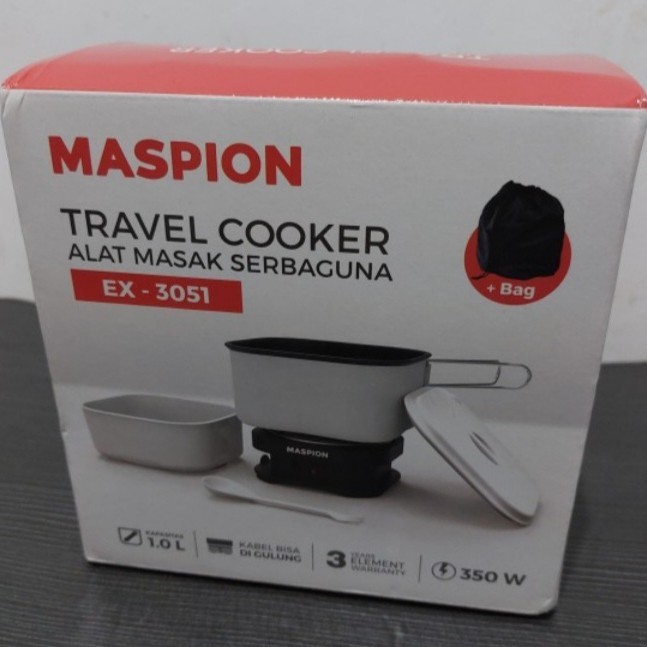 Travel Cooker Maspion EX-3051 kapasitas 1 liter