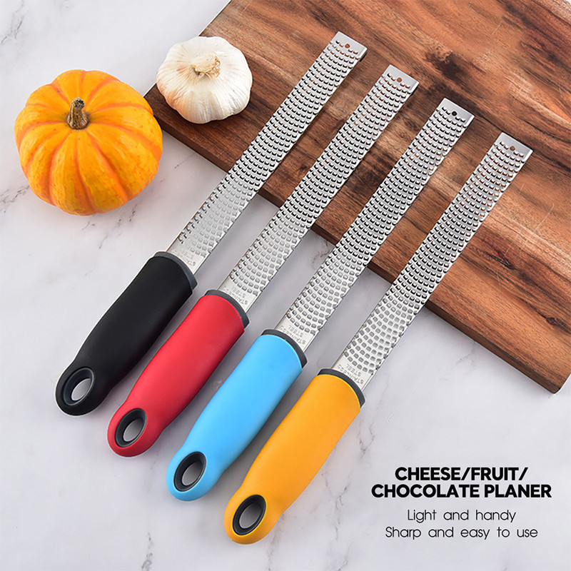 Stainless Steel Cheese Grater Citrus Lemon Zester Peeler Cheese Lemon Fruit Chocolate Grater With No