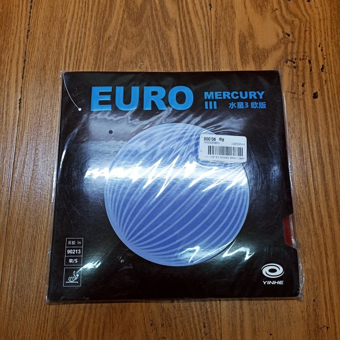 Karet Bet Yinhe MERCURY 3 EURO (100% ORIGINAL) - Merah Medium