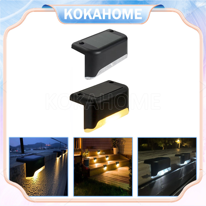 lampu led tangga tenaga surya/lampu surya luar ruangan/lampu pagar led