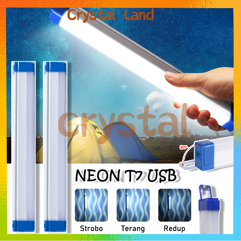 Lampu Emergency Neon Led Stik Stick Panjang Lampu Darurat Led Camping