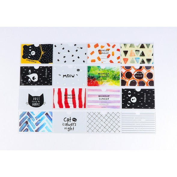 

Cover Kartu Plastik 2 Slot Card Holder Motif Sunday Monday Tempat Kartu Id Card Plastik 2 Sisi Bening Transparan