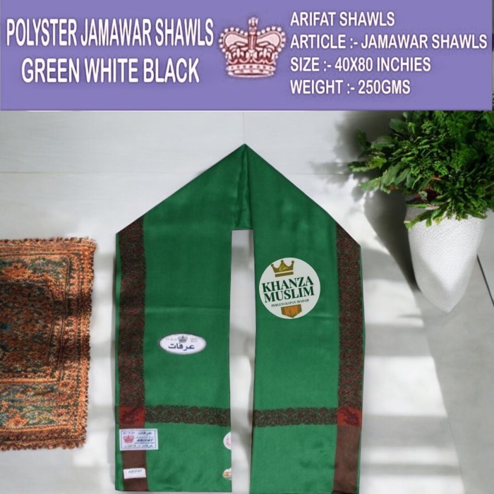 sorban Haji kashmiri biru - Hijau