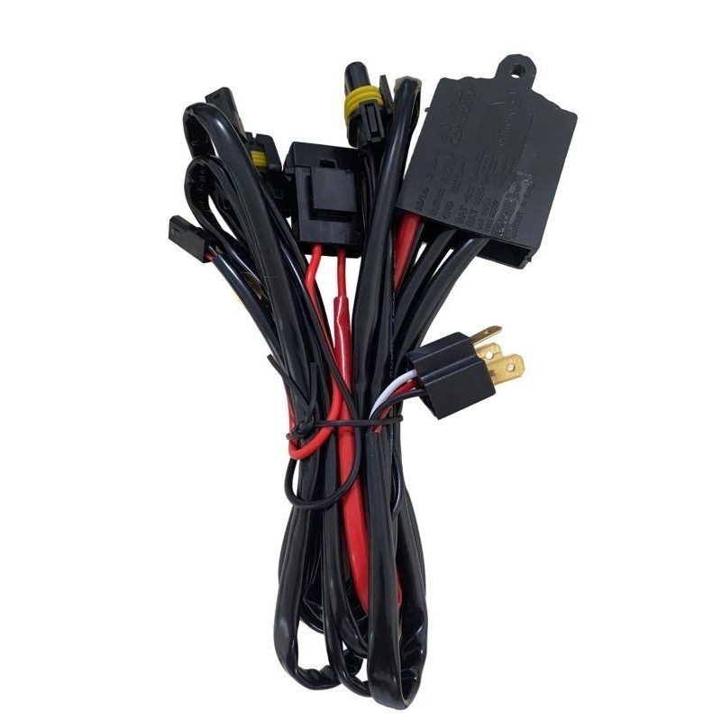 COD Relay Set H4 Relay Lampu Biled Projie HID Led Motor Led Mobil H4 CR7 12V 1PCS