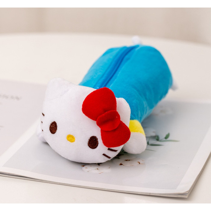 

New Collection Tempat Pensil Kotak Pensil kapasitas besar karakter Sanrio Fluffy doll - Hello Kitty