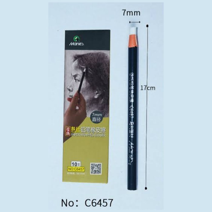 

PENSIL PENGHAPUS 7mm MARIES / MARIES ERASER PENCIL C6457 / PENGHAPUS BERBENTUK PENSIL