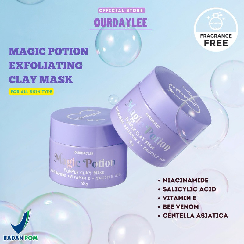 OURDAYLEE - The Mighty Lilac Magic Potion Clay Mask Ourdaylee