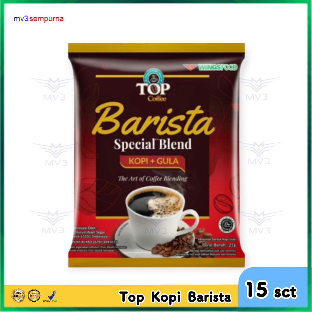 

TOP KOPI Barista 25 gr Isi 15 Sachet
