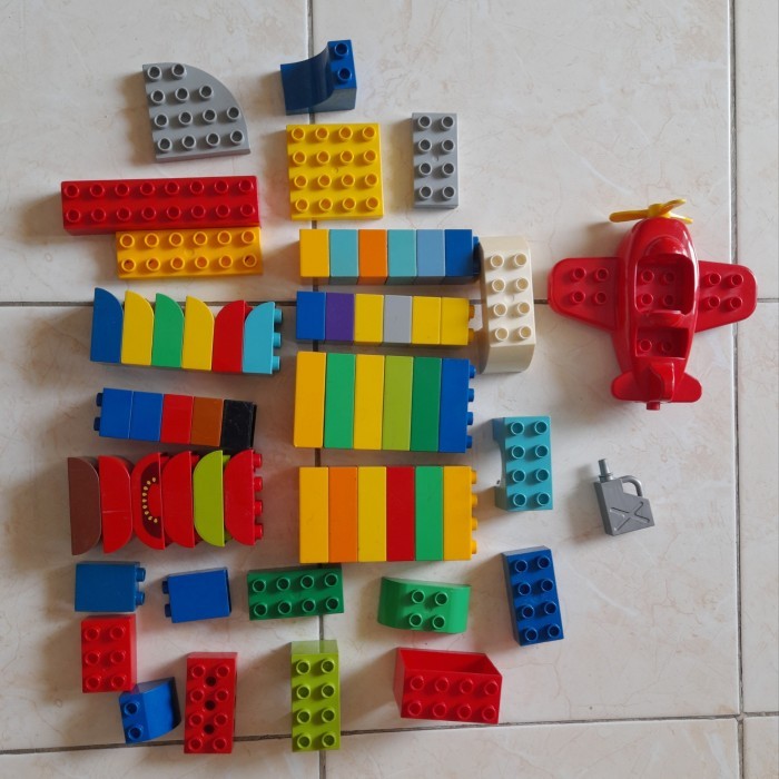 TF88 Duplo Parts - Ori Lego Duplo Brick Toys Mainan Anak Laki