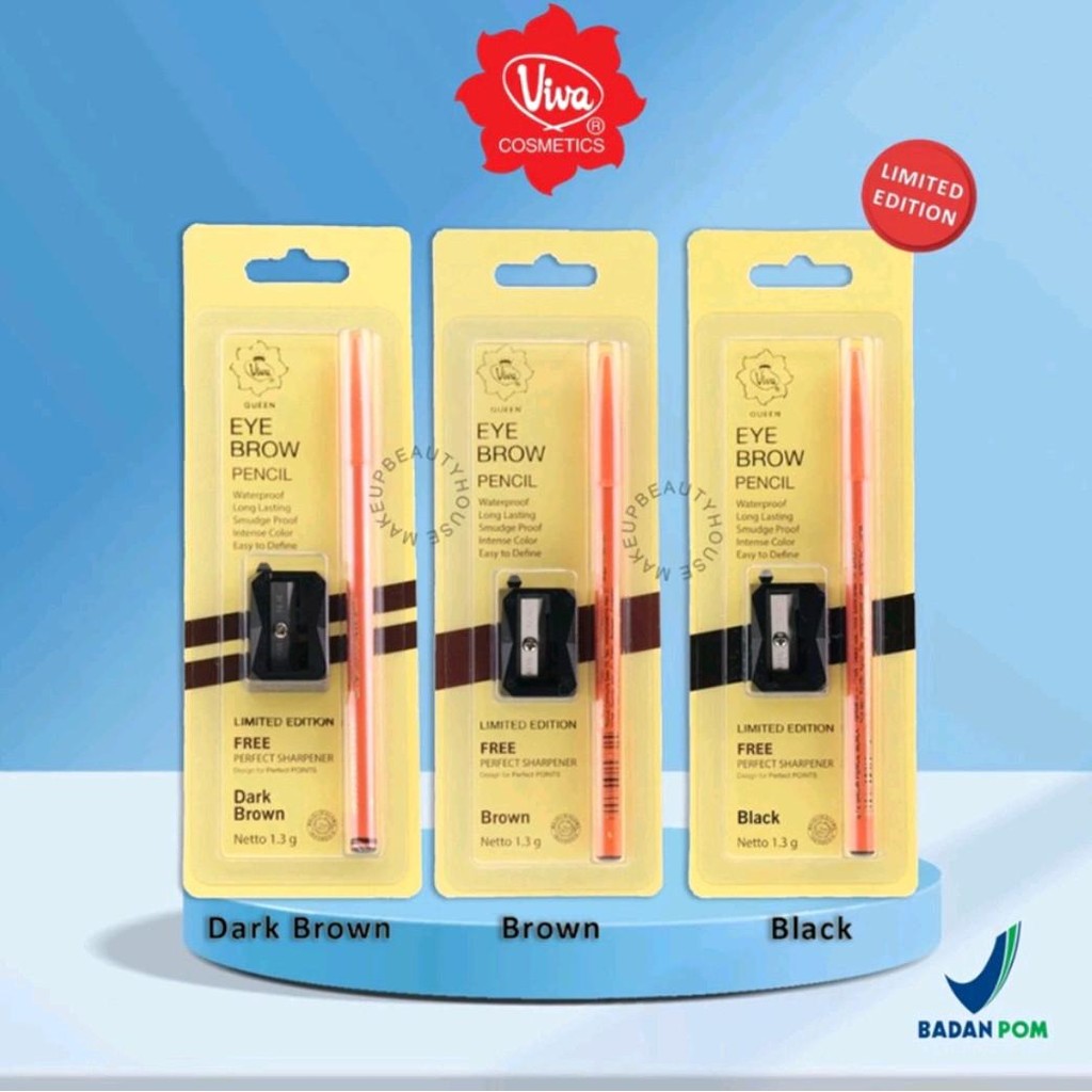 Pensil Alis VIVA Free Rautan Pensil Alis - Eyebrow Pencil