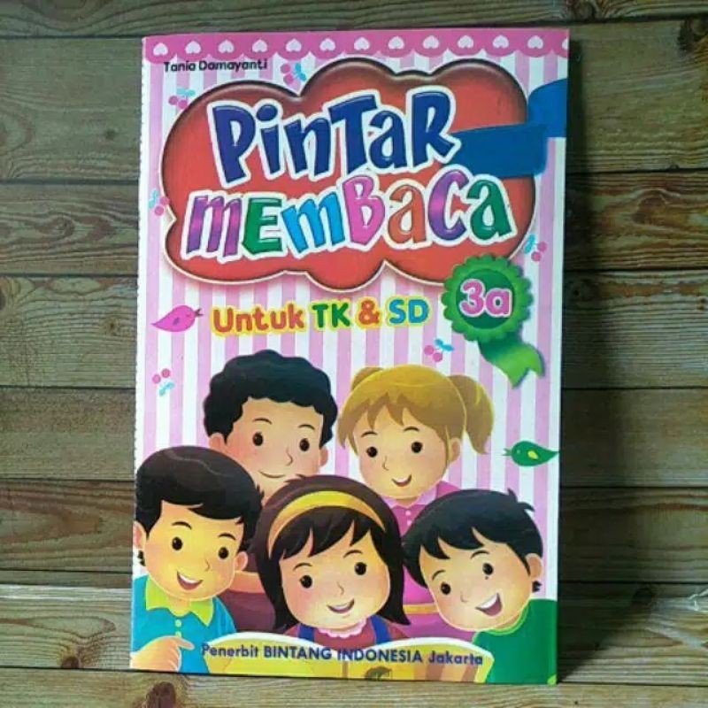 Buku Pintar Membaca Jilid 3a untuk Anak TK dan SD