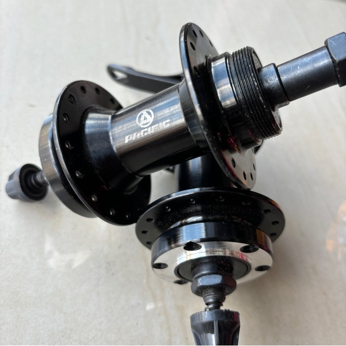 Hub 32 hole pacific cakram alloy  sepeda mtb lipat federal minion - Hitam