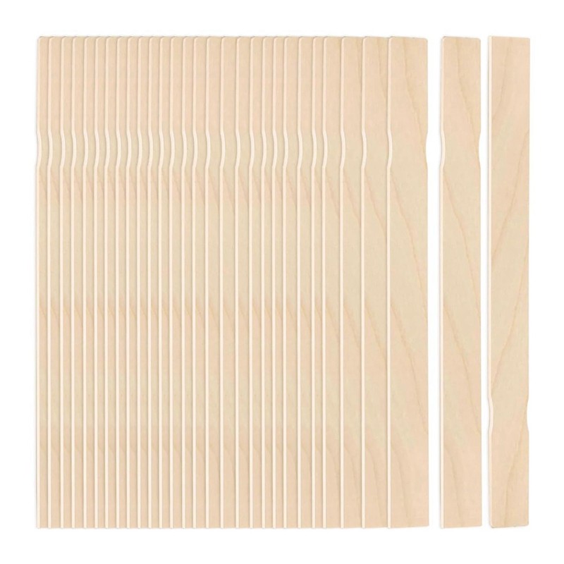 

30Pcs Paint Stir Sticks, 12 Inch Wooden Paint Stirrers For Mixing, Paint Sticks For Library Markers Or Plant Labels