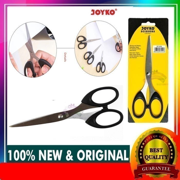 

Gunting Joyko Ukuran Sedang / Gunting Kertas / Gunting Serbaguna / Gunting / Scissor Bahan Bagus Berkualitas (BISA COD) EJ