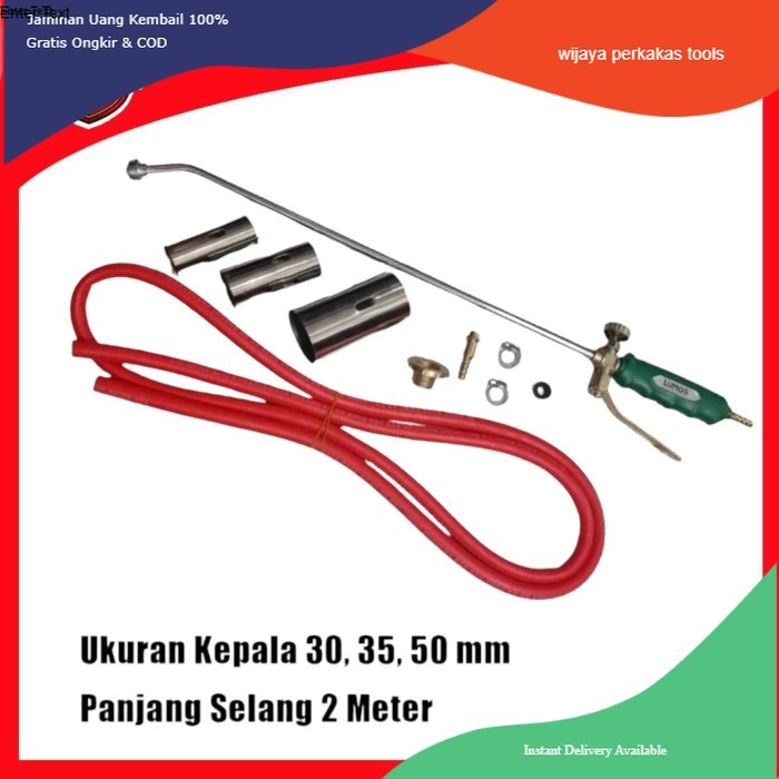 Lumos blender bakar 70 cm Heating torch Lpg alat bakar Lpg Blow torch 70 cm