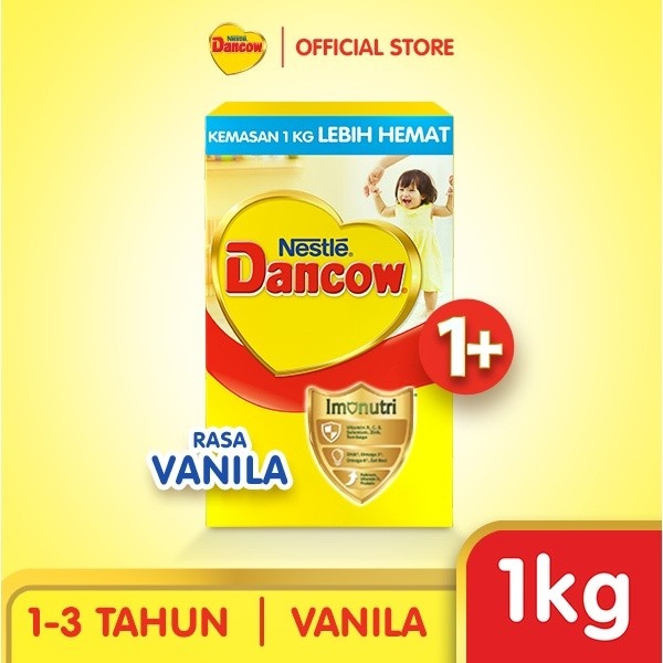 

Dancow 1+ Vanila 1kg / Susu Anak 1-3 Tahun / Susu Pertumbuhan - Vanila 1kg