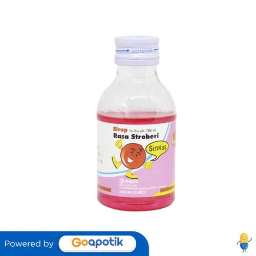 

Sirplus Rasa Strawberry Sirup 100 Ml