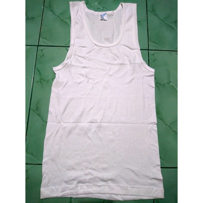 Terlaris ✨ -Kaos Dalam Singlet Putih Pria Rider Reject BS Pabrik Ori - XL
