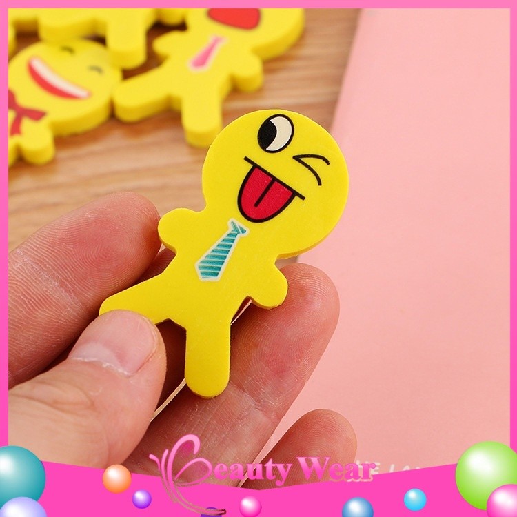 

Penghapus Pensil Karakter I Love Smile Set 2pcs