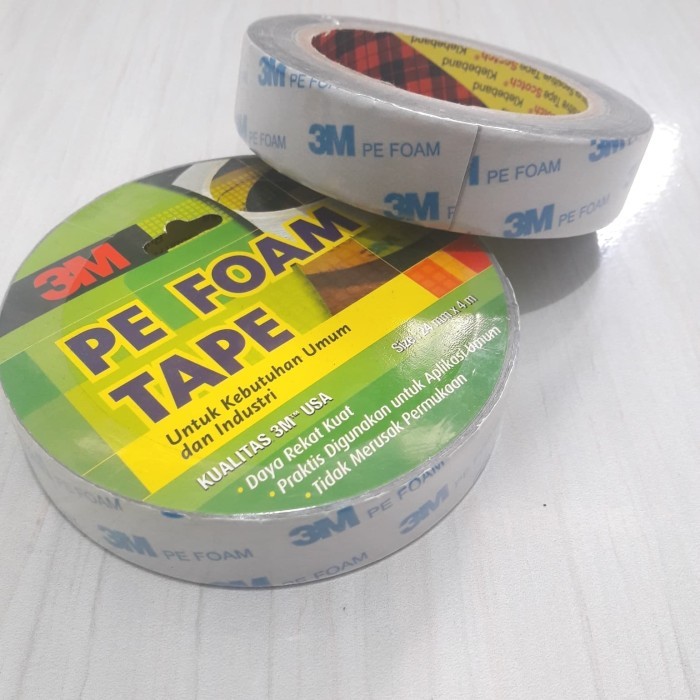 

LP99 Double tape PE foam 3m 24mmx4m dobel tip perekat dinding mobil