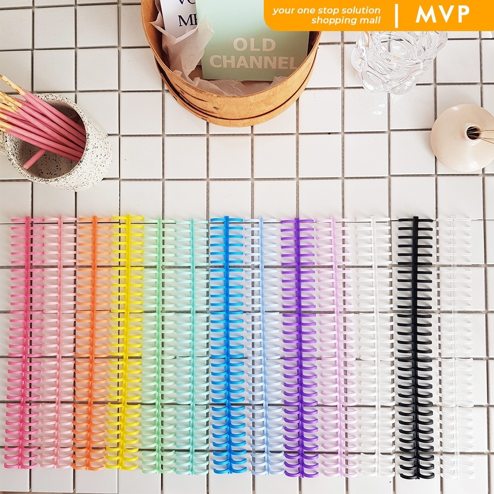 

MVP Ring Binder DIY Spiral Binder Strip Loose Leaf Binding Strip