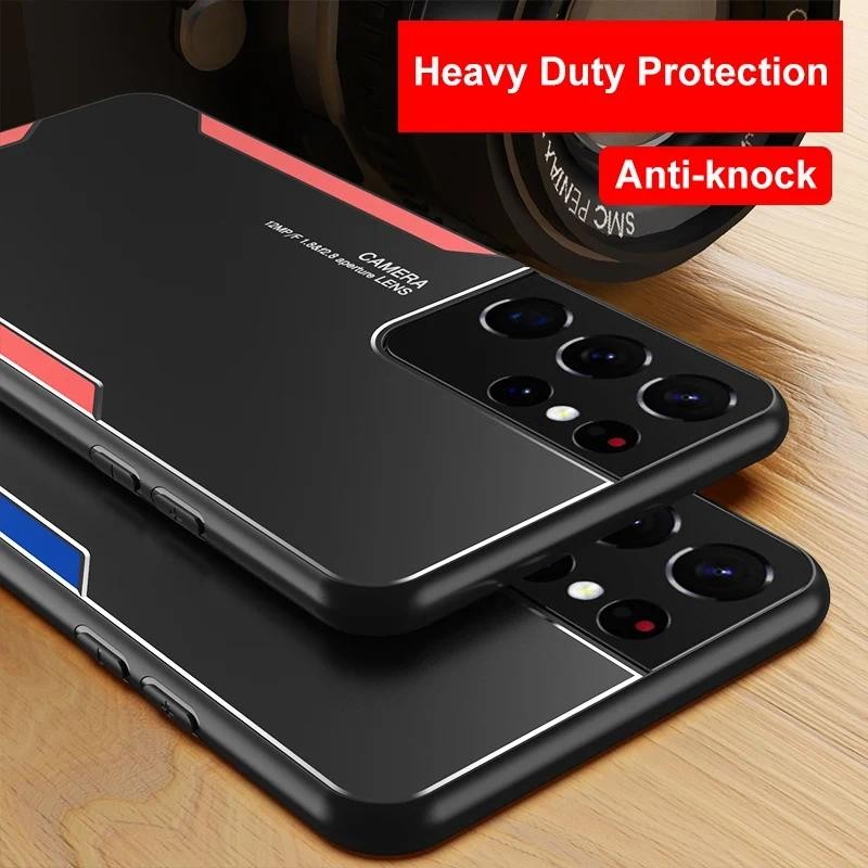 Metal Phone casing Samsung Galaxy S20 FE S21 Plus Note 20 Ultra Samsung A51 A71 A52 A72 A32 Back cov