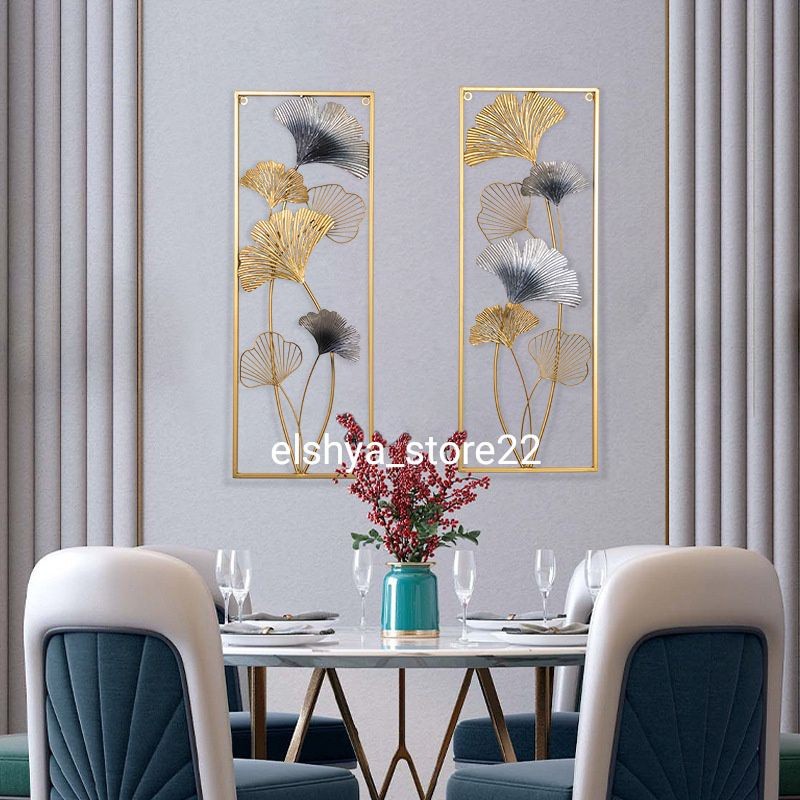 COD HIASAN DINDING IMPORT 1SET ISI 2PCS WALL DECOR/PAJANGAN DINDING MODERN MINIMALIS MEWAH NORDIC OR