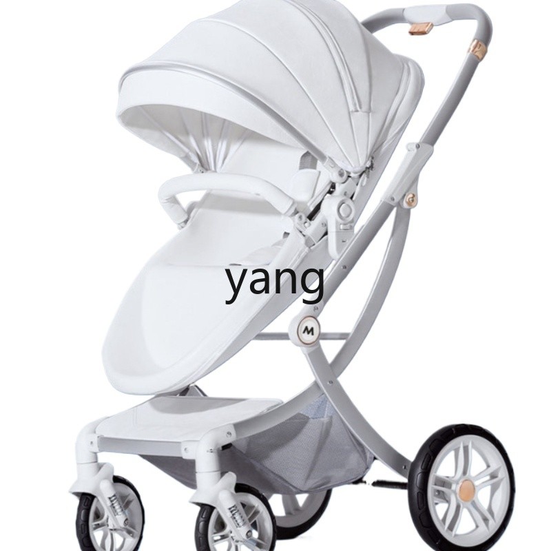 CX Baby Stroller High Landscape Reclining Toddler Two-Way Lightweight Folding