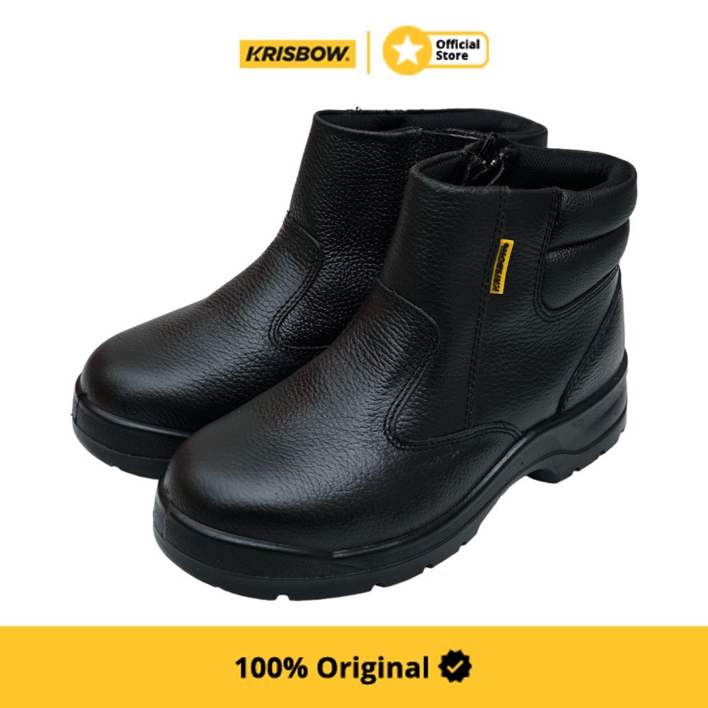 Krisbow Gladiator Sepatu Pengaman Safety Shoes Pengaman Kaki Perlengkapan Industri Peralatan Keamana