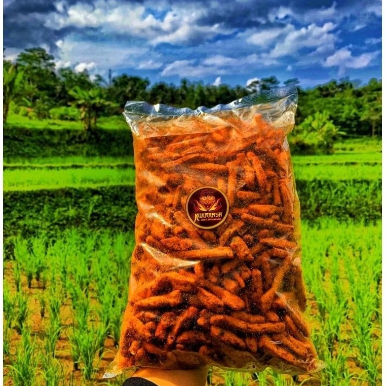 

1 Kg Basreng Pedas Gurih Daun Jeruk Renyah Kriuk 1 Kg Cemilan Snack Basreng Kiloan - Kukarasa snack