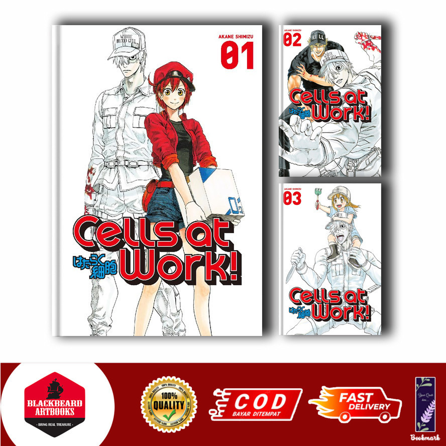 Komik Cells at Work (6 Book Series)