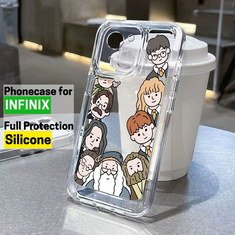 Case Harry Potter Hogwarts 1 Casing HP Infinix Note Hot 50 40 Pro Plus 30 30i 40i Smart 8 11s NFC 5G