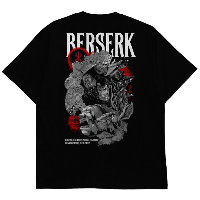 【COD】 Faith Industries "Berserk -Remake" Black Tshirt - XXL