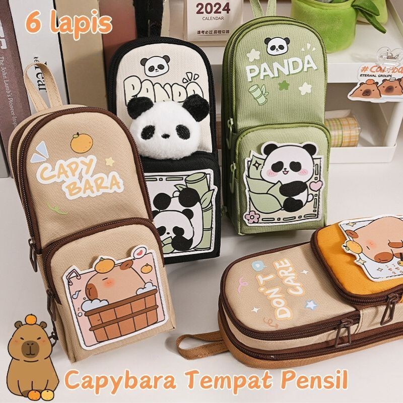 

JAMIN MURAH !!!【COD】Kotak Pensil Lucu Korea 6 Lapis Tempat Pensil Aesthetic Kapasitas Besar Dapat Menampung Penggaris 20cm Penyelenggara Alat Tulis Siswa Kantor(BISA LANGSUNG ORDER)