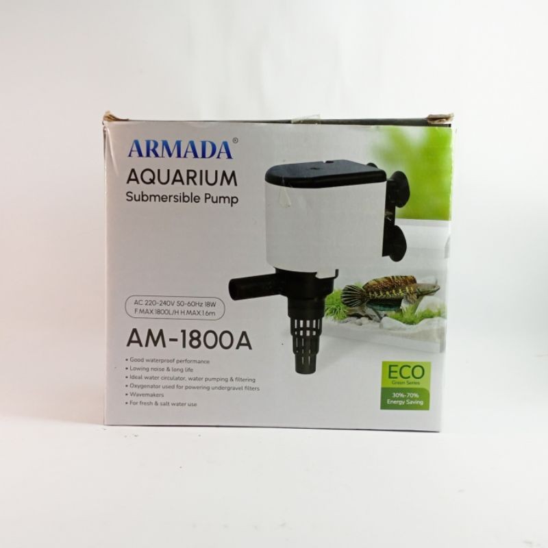 Mesin Pompa filter 1800 pompa aquarium merk random armada kyosaki aqura dll