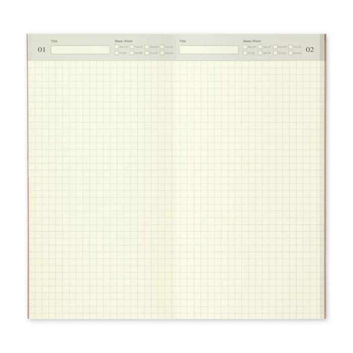 

READY TRAVELER'S Notebook Free Diary Regular Size Refill - 005 SIAP KIRIM
