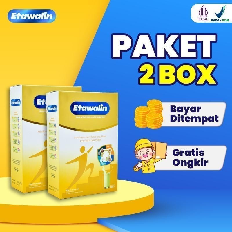

Paket 2 Box Etawalin - Susu Etawa 100% Alami Tanpa Efek Samping