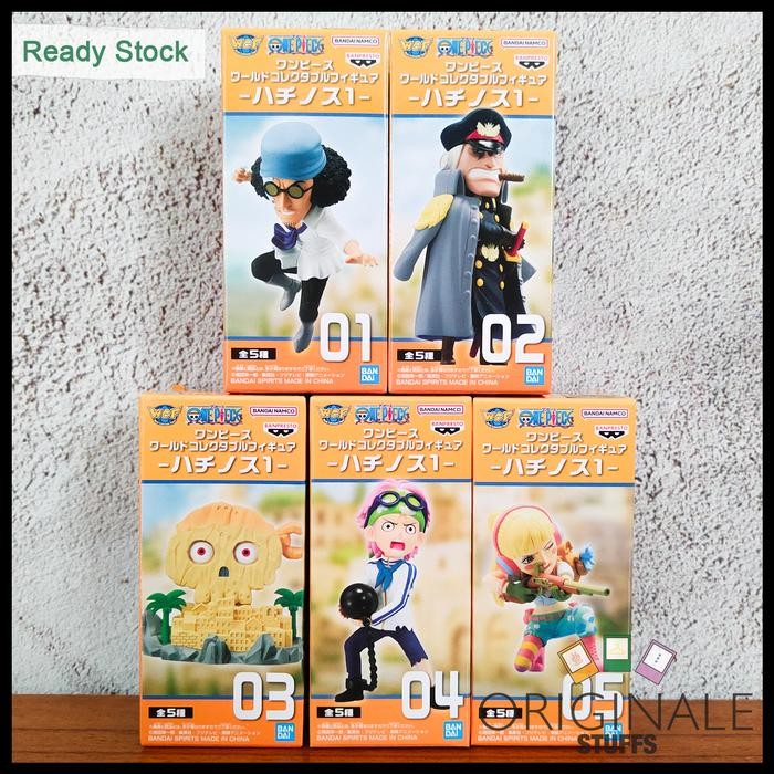 WCF One Piece Hachinosu 1 Figure Japver  Aokiji Kuzan Koby Hibari Shiryu Hachinosu - Koby