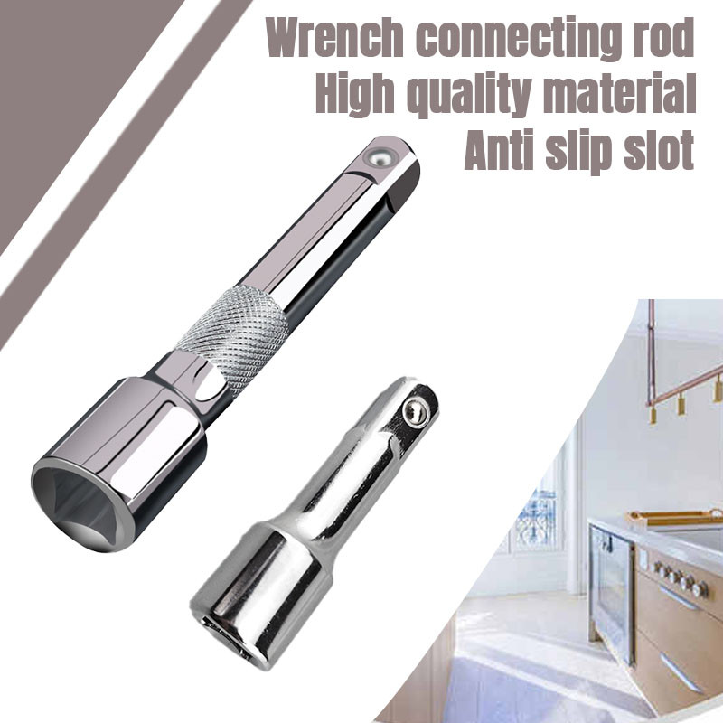 1/2 Socket Ratchet Wrench Connecting Rod Electric Wrench Extension Rod Socket Wrench Tool