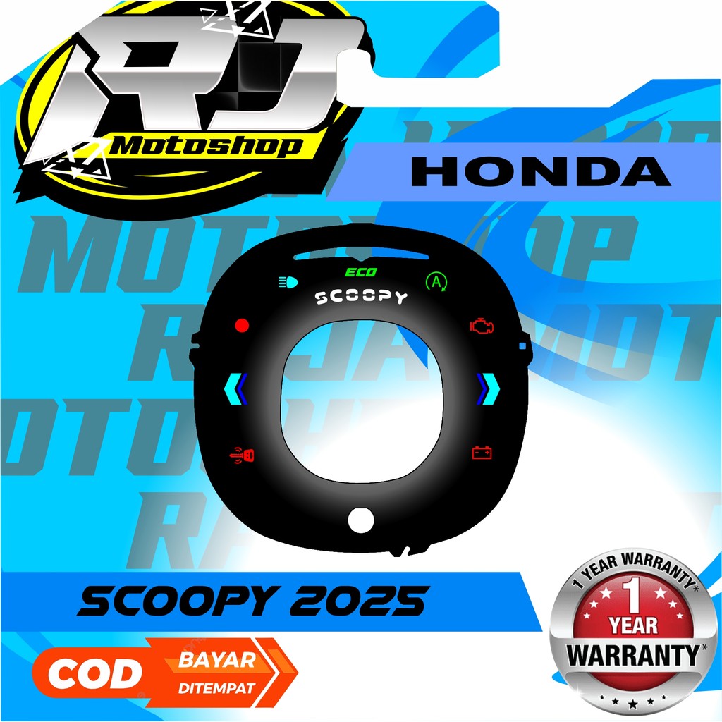 PANEL CUSTOM SPEEDOMETER SCOOPY 2025